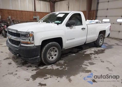 2018 Chevrolet Silverado 1500 Wt z USA, uszkodzony, nr VIN 1GCNCNECXJZ295277